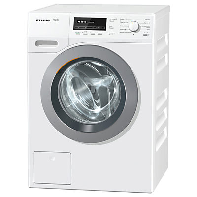 Miele WKB130 Freestanding Washing Machine, 8kg Load, A+++ Energy Rating, 1600rpm Spin, White